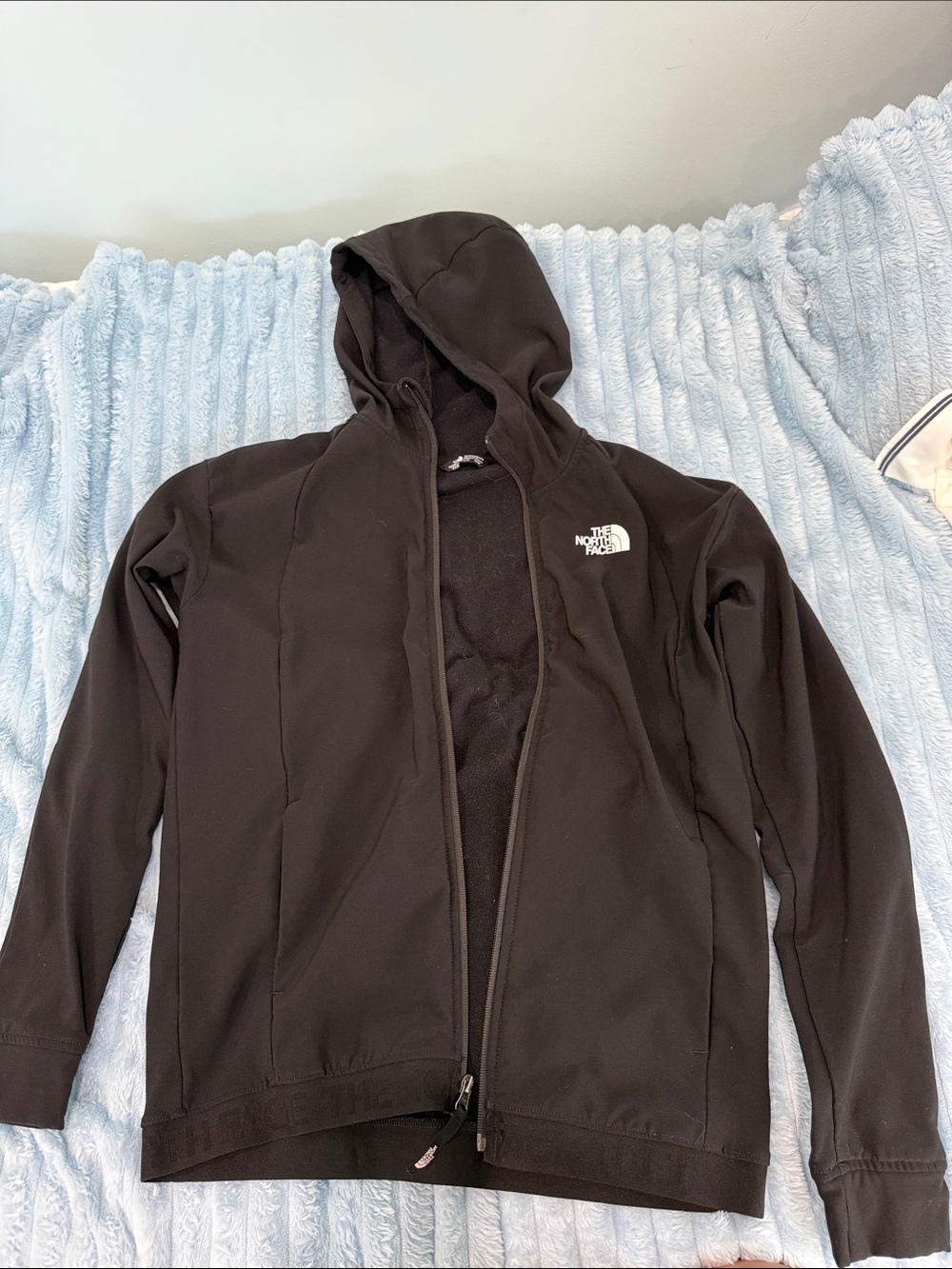 The North Face Black Hooded Full-Zip Jacket